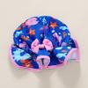 imageInfant Baby Girl Swimsuit OnePiece Long Sleeve Rash Guard with Hat Set Floral Zipper Bathing Suit Leopard Beach WearBlue4