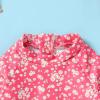imageInfant Baby Girl Swimsuit OnePiece Long Sleeve Rash Guard with Hat Set Floral Zipper Bathing Suit Leopard Beach WearFlower1