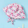 imageInfant Baby Girl Swimsuit OnePiece Long Sleeve Rash Guard with Hat Set Floral Zipper Bathing Suit Leopard Beach WearFlower3
