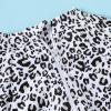 imageInfant Baby Girl Swimsuit OnePiece Long Sleeve Rash Guard with Hat Set Floral Zipper Bathing Suit Leopard Beach WearLeopard
