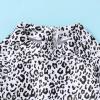 imageInfant Baby Girl Swimsuit OnePiece Long Sleeve Rash Guard with Hat Set Floral Zipper Bathing Suit Leopard Beach WearLeopard