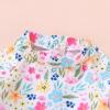 imageInfant Baby Girl Swimsuit OnePiece Long Sleeve Rash Guard with Hat Set Floral Zipper Bathing Suit Leopard Beach WearPlants