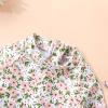 imageInfant Baby Girl Swimsuit OnePiece Long Sleeve Rash Guard with Hat Set Floral Zipper Bathing Suit Leopard Beach WearWhite Pink Flower