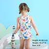 imageYOUNGER TREE Toddler Baby Girls Summer Swimsuit Sleeveless Striped Swimwear TwoPiece Suit Beach BikiniDinosaur