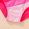 imageYOUNGER TREE Toddler Baby Girls Summer Swimsuit Sleeveless Striped Swimwear TwoPiece Suit Beach BikiniNeon Hot Pink