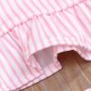 imageYOUNGER TREE Toddler Baby Girls Summer Swimsuit Sleeveless Striped Swimwear TwoPiece Suit Beach BikiniPink