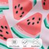 imageYOUNGER TREE Toddler Baby Girls Summer Swimsuit Sleeveless Striped Swimwear TwoPiece Suit Beach BikiniRuffle and Watermelon
