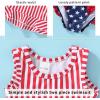 imageYOUNGER TREE Toddler Baby Girls Summer Swimsuit Sleeveless Striped Swimwear TwoPiece Suit Beach BikiniStripe and Stars Swimsuit