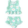Green Floral Swimsuit