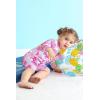 imageBaby Toddler Girls Swimsuit OnePiece Bathing Suit Full Zip Sun Protection Swimwear Rash Guard Swim SuitPinkflower