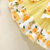 imageNewborn Baby Girls My 1st Birthday Dress Infant Shiny Printed Sequin Bowknot Tutu Princess DressBee One and Sunflower