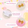 imageNewborn Baby Girls My 1st Birthday Dress Infant Shiny Printed Sequin Bowknot Tutu Princess DressPink