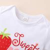 imageNewborn Baby Girls My 1st Birthday Dress Infant Shiny Printed Sequin Bowknot Tutu Princess DressSweet Onestrawberry