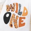imageNewborn Baby Girls My 1st Birthday Dress Infant Shiny Printed Sequin Bowknot Tutu Princess DressWild One Leopard Print