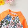 imageToddler Baby Girls Swimsuit OnePiece Zipper Rash Guard Swimwear UPF 50 Sun Protection Bathing Suit with HatOrange