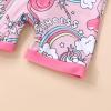 imageToddler Baby Girls Swimsuit OnePiece Zipper Rash Guard Swimwear UPF 50 Sun Protection Bathing Suit with HatPink