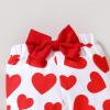 imageYOUNGER TREE 3Pcs Valentines Baby Girl Outfit Newborn Infant My First Valentines Day Romper Love Pattern Pant Clothes SetsA2white