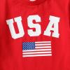 imageYOUNGER TREE 4th of July Toddler Baby Boys Summer Outfits Short Sleeve TShirt American Flag Shorts Independence Day SetsRedgrey
