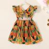 imageYOUNGER TREE African Baby Clothes Girl Dashiki Ankara Outfit SetBackless Dress
