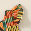 imageYOUNGER TREE African Baby Clothes Girl Dashiki Ankara Outfit SetBackless Dress