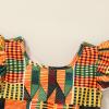 imageYOUNGER TREE African Baby Clothes Girl Dashiki Ankara Outfit SetBackless Dress
