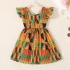 imageYOUNGER TREE African Baby Clothes Girl Dashiki Ankara Outfit SetBackless Dress