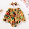 imageYOUNGER TREE African Baby Clothes Girl Dashiki Ankara Outfit SetBubble Romper