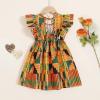 imageYOUNGER TREE African Baby Clothes Girl Dashiki Ankara Outfit SetHalter Dress