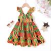imageYOUNGER TREE African Baby Clothes Girl Dashiki Ankara Outfit SetHalter Sleeveless Dress