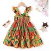 imageYOUNGER TREE African Baby Clothes Girl Dashiki Ankara Outfit SetHalter Sleeveless Dress