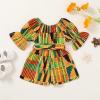 imageYOUNGER TREE African Baby Clothes Girl Dashiki Ankara Outfit SetJumpsuit1