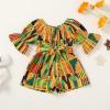 imageYOUNGER TREE African Baby Clothes Girl Dashiki Ankara Outfit SetJumpsuit1