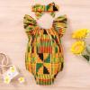 imageYOUNGER TREE African Baby Clothes Girl Dashiki Ankara Outfit SetRomper