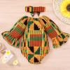 imageYOUNGER TREE African Baby Clothes Girl Dashiki Ankara Outfit SetRomperlong Sleeve