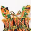 imageYOUNGER TREE African Baby Clothes Girl Dashiki Ankara Outfit SetSleeveless Button Dress