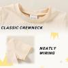 imageYOUNGER TREE Baby Boy Clothes 1 Year Old Boy Clothes First Birthday Outfit Boy Short Sleeve TShirt Infant Boy Summer OutfitsBeige One