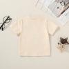imageYOUNGER TREE Baby Boy Clothes 1 Year Old Boy Clothes First Birthday Outfit Boy Short Sleeve TShirt Infant Boy Summer OutfitsBeige One