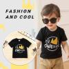 imageYOUNGER TREE Baby Boy Clothes 1 Year Old Boy Clothes First Birthday Outfit Boy Short Sleeve TShirt Infant Boy Summer OutfitsBlack One