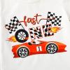 imageYOUNGER TREE Baby Boy Clothes 1 Year Old Boy Clothes First Birthday Outfit Boy Short Sleeve TShirt Infant Boy Summer OutfitsWhite Racer