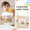 imageYOUNGER TREE Baby Boy Clothes 1 Year Old Boy Clothes First Birthday Outfit Boy Short Sleeve TShirt Infant Boy Summer OutfitsWhite and Wild One