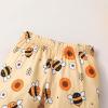 imageYOUNGER TREE Baby Girl 1st Birthday Outfit  My First Birthday Romper ampamp Flared PantsBee One and Sunflower