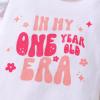 imageYOUNGER TREE Baby Girl 1st Birthday Outfit  My First Birthday Romper ampamp Flared PantsMy One Year