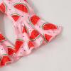 imageYOUNGER TREE Baby Girl 1st Birthday Outfit  My First Birthday Romper ampamp Flared PantsSweet One Watermelon