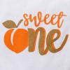 imageYOUNGER TREE Baby Girl 1st Birthday Outfit  My First Birthday Romper ampamp Flared PantsSweet Onepeach