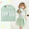 imageYOUNGER TREE Baby Girl 1st Birthday Outfits One Year Old Clothes Romper Tutu Cake Smash Skirt with Headband Baby Girl GiftsSpring Flowers