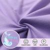 imageYOUNGER TREE Baby Girl Clothes Cartoon TShirt Shorts Set Toddler Summer OutfitsDeep Purple Mermaid Tail