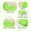 imageYOUNGER TREE Baby Girl Clothes Cartoon TShirt Shorts Set Toddler Summer OutfitsFluorescent Green Avocado