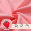 imageYOUNGER TREE Baby Girl Clothes Cartoon TShirt Shorts Set Toddler Summer OutfitsPink Strawberry