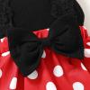 imageYOUNGER TREE Baby Girl Dresses Newborn Girls Dress Floral Baby Girl Summer Clothes Infant Headband Romper OutfitsS6 Black