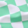 imageYOUNGER TREE Baby Swimsuit Girl Long Sleeve Ruffle Zipper Rash Guard Infant One Piece Swimwear Toddler Bathing Suit GirlGreen Checkerboard